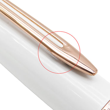ウォーターマン WATERMAN エキスパート エッセンシャル プレシャスホワイトPGT 2119784 ホワイト×ブラック×PG ラッカー GP K18WG(ペン先) 万年筆 ピンクゴールド金具 F(細字)