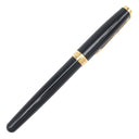 パーカー PARKER ソネット ラックブラックGT 1950550 ブラックXゴールド 真鍮 ラッカー K18(ペン先) 万年筆 F(細字) カートリッジ/コンバーター両用式