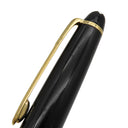 モンブラン Montblanc マイスターシュテュック ゴールドコーティング クラシック ブラック×ゴールド GP プレシャスレジン ボールペン 黒 筆記確認済 黒インク