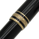 モンブラン Montblanc マイスターシュテュック ゴールドコーティング クラシック ブラック×ゴールド GP プレシャスレジン ボールペン 黒 筆記確認済 黒インク