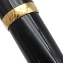 カルティエ Cartier ロードスター ST240005 ブラックXゴールド GP ブラックコンポジット ボールペン 赤インク 筆記確認済 筆記具 ブルーレジンカボション