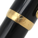 カルティエ Cartier ロードスター ST240005 ブラックXゴールド GP ブラックコンポジット ボールペン 赤インク 筆記確認済 筆記具 ブルーレジンカボション