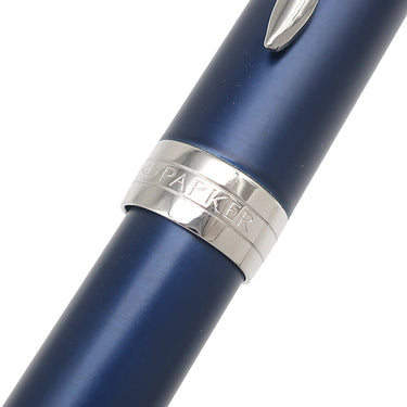 パーカー PARKER ソネット ブルーラッカーCT ブルー×シルバー ステンレススチール ラッカー K18WG(ペン先) 万年筆 シルバー金具 F(細字) カートリッジ コンバーター両用式