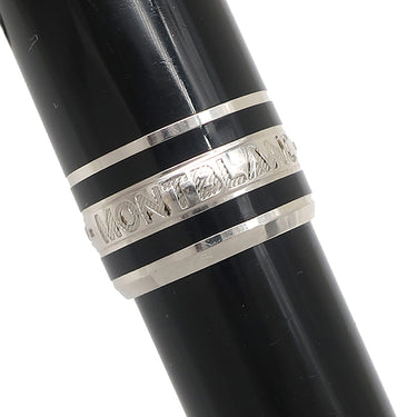 モンブラン Montblanc マイスターシュテュック PIX プラチナコーティング クラシック ブラック×シルバー メタル プレシャスレジン ボールペン 黒 インク切れ ツイスト式