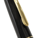 モンブラン Montblanc ローラーボール マイスターシュテュック ゴールドコーティング クラシック ブラック×ゴールド GP プレシャスレジン ボールペン インク切れ
