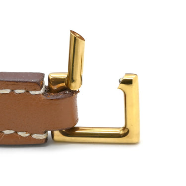 エルメス HERMES オーケリー ゴールド スイフト GP T2 ブレスレット 2重 2連 レザーブレス