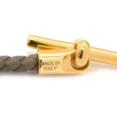 エルメス HERMES グレナン ドゥブルトゥール エトゥープ ヴォースイフト メタル ブレスレット ゴールド金具 グレージュ