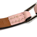 エルメス HERMES マイクロ ケリー ローズサクラ ヴォースイフト GP 14036 ブレスレット シルバー金具 レザーブレス