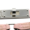 エルメス HERMES マイクロ ケリー ローズサクラ ヴォースイフト GP 14036 ブレスレット シルバー金具 レザーブレス