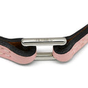 エルメス HERMES マイクロ ケリー ローズサクラ ヴォースイフト GP 14036 ブレスレット シルバー金具 レザーブレス