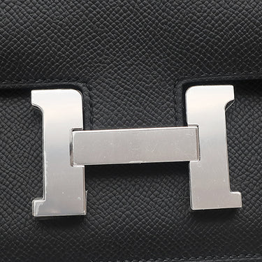 エルメス HERMES コンスタンス エラン ミロワール ブラック ヴォーエプソン ショルダーバッグ シルバー金具 新品 未使用 黒