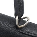 エルメス HERMES ケリー28 内縫い ブラック トゴ 2WAYバッグ シルバー金具 黒 ショルダー