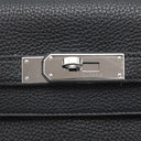 エルメス HERMES ケリー28 内縫い ブラック トゴ 2WAYバッグ シルバー金具 黒 ショルダー