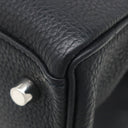 エルメス HERMES ケリー28 内縫い ブラック トゴ 2WAYバッグ シルバー金具 黒 ショルダー