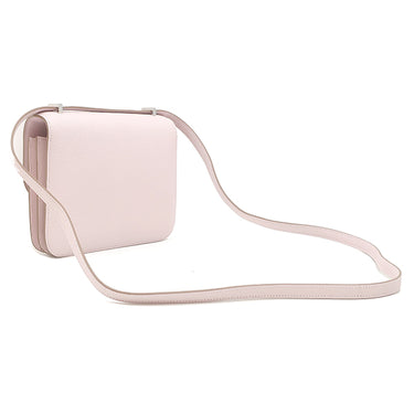 エルメス HERMES コンスタンス3 ミニ ミロワール モーヴペール シェーブル ショルダーバッグ シルバー金具 中古品