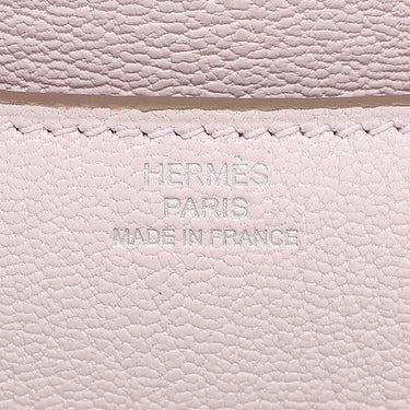 エルメス HERMES コンスタンス3 ミニ ミロワール モーヴペール シェーブル ショルダーバッグ シルバー金具 中古品