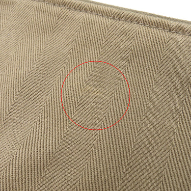 エルメス HERMES ヴァルパライソ PM エトゥープ トワルシェブロン レザー ハンドバッグ シルバー金具 グレージュ キャンバス