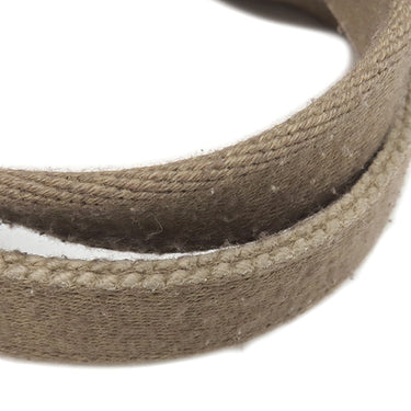 エルメス HERMES ヴァルパライソ PM エトゥープ トワルシェブロン レザー ハンドバッグ シルバー金具 グレージュ キャンバス