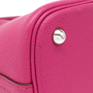 エルメス HERMES ボリード 31 ローズショッキング シェーブル 2WAYバッグ シルバー金具 ハンドバッグ ショルダー