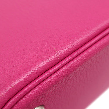 エルメス HERMES ボリード 31 ローズショッキング シェーブル 2WAYバッグ シルバー金具 ハンドバッグ ショルダー