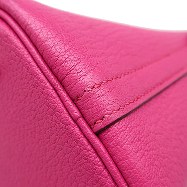 エルメス HERMES ボリード 31 ローズショッキング シェーブル 2WAYバッグ シルバー金具 ハンドバッグ ショルダー