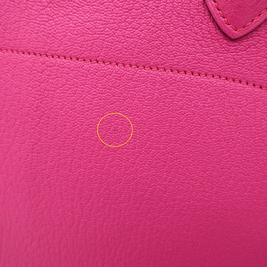 エルメス HERMES ボリード 31 ローズショッキング シェーブル 2WAYバッグ シルバー金具 ハンドバッグ ショルダー