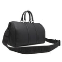 ルイヴィトン LOUIS VUITTON キーポル バンドリエール 40 M57088 ノワール レザー ボストンバッグ マットブラック金具 旅行バッグ 黒