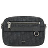 クリスチャン・ディオール Christian Dior Safar ディオール オブリーク 2ESWS011YKY ブラック キャンバス レザー ショルダーバッグ シルバー金具 ロゴ 総柄