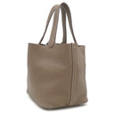 エルメス HERMES ピコタンロックMM エトゥープ トリヨンクレマンス ハンドバッグ シルバー金具 グレージュ