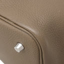 エルメス HERMES ピコタンロックMM エトゥープ トリヨンクレマンス ハンドバッグ シルバー金具 グレージュ