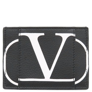 ヴァレンティノ VALENTINO Vロゴプリント SY9P0655PCR ブラック レザー カードケース パスケース 定期入れ 黒