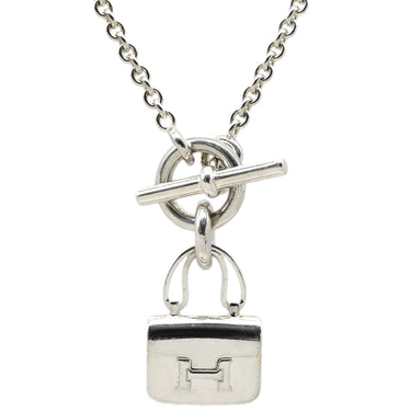 エルメス HERMES アミュレット コンスタンス ペンダント シルバー シルバー925 ネックレス バッグモチーフ AG925