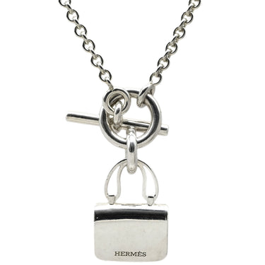 エルメス HERMES アミュレット コンスタンス ペンダント シルバー シルバー925 ネックレス バッグモチーフ AG925