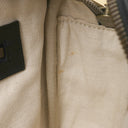 グッチ GUCCI ヴィンテージロゴ メッセンジャーバッグ 523589 ブラック レザー ショルダーバッグ マットゴールド金具 黒 レトロスタイル ロゴプリント