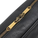 グッチ GUCCI ヴィンテージロゴ メッセンジャーバッグ 523589 ブラック レザー ショルダーバッグ マットゴールド金具 黒 レトロスタイル ロゴプリント