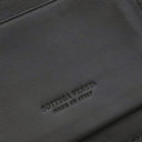 ボッテガヴェネタ BOTTEGA VENETA ラウンドファスナー ブラック レザー 長財布 シルバー金具 黒 オーガナイザー