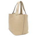 エルメス HERMES ピコタンロックMM トレンチ トリヨンクレマンス ハンドバッグ ゴールド金具 ベージュ