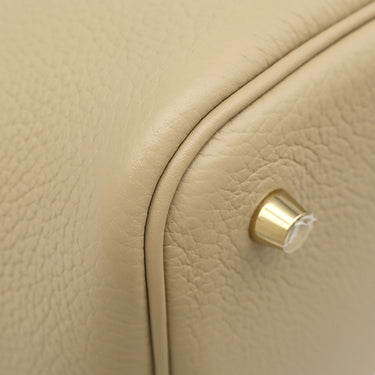 エルメス HERMES ピコタンロックMM トレンチ トリヨンクレマンス ハンドバッグ ゴールド金具 ベージュ