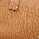 エルメス HERMES ベアンコンパクト ゴールド ヴォーエプソン 二つ折り財布 シルバー金具 茶