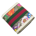 グッチ GUCCI オフィディア GG フローラ ウォレット 598662 アイボリー×マルチカラー GGスプリームキャンバス 二つ折り財布 ゴールド金具 花柄