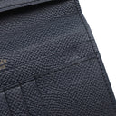 エルメス HERMES ベアンコンパクト ブルーインディゴ ヴォーエプソン 二つ折り財布 ゴールド金具 紺