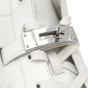 エルメス HERMES デイドリーム H212904Z ホワイト カーフ #41 スニーカー シルバー金具 白 ハイカット ケリーバックル