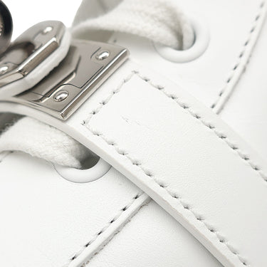 エルメス HERMES デイドリーム H212904Z ホワイト カーフ #41 スニーカー シルバー金具 白 ハイカット ケリーバックル