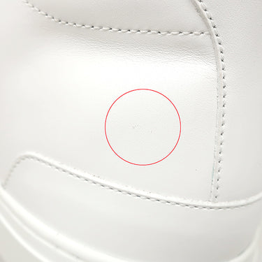 エルメス HERMES デイドリーム H212904Z ホワイト カーフ #41 スニーカー シルバー金具 白 ハイカット ケリーバックル