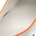 エルメス HERMES エクスプロイト H221902Z オレンジ×グレー ニット スウェード レザー #40.5 スニーカー Exploit ソルド品