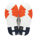 エルメス HERMES エクスプロイト H221902Z オレンジ×グレー ニット スウェード レザー #40.5 スニーカー Exploit ソルド品