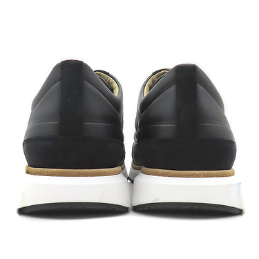 エルメス HERMES イージー EASY H221901Z ブラック カーフ シェーブルベロア #39 スニーカー 黒 白 レザー ソルド品