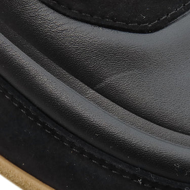 エルメス HERMES イージー EASY H221901Z ブラック カーフ シェーブルベロア #39 スニーカー 黒 白 レザー ソルド品