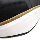 エルメス HERMES イージー EASY H221901Z ブラック カーフ シェーブルベロア #39 スニーカー 黒 白 レザー ソルド品