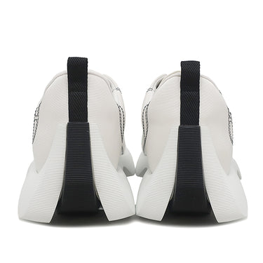 エルメス HERMES アンヴォル H221894Z ホワイト キャンバス スウェード #39 スニーカー 白 黒 Envol ソルド品